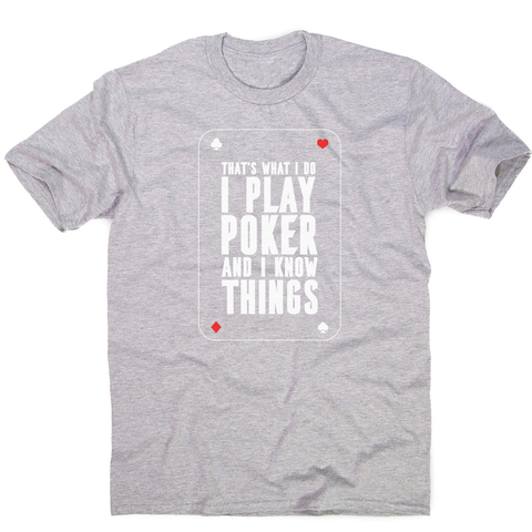 Play poker men's t-shirt - Graphic Gear