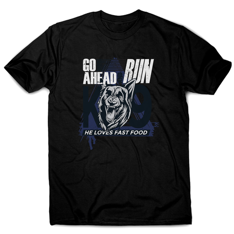Police dog quote men's t-shirt - Graphic Gear