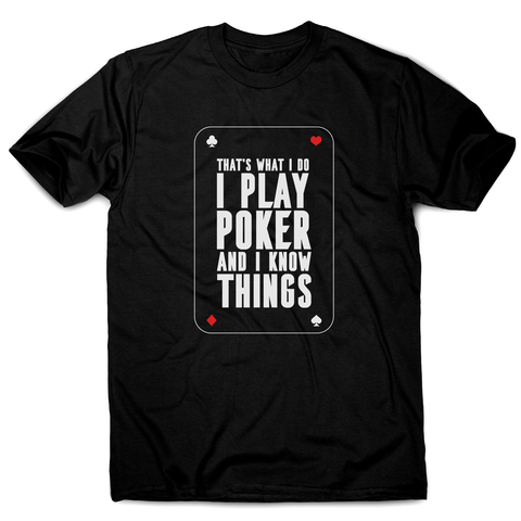 Play poker men's t-shirt - Graphic Gear