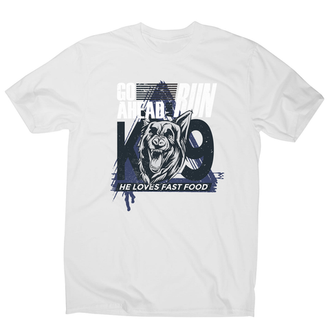 Police dog quote men's t-shirt - Graphic Gear