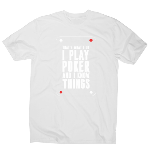Play poker men's t-shirt - Graphic Gear