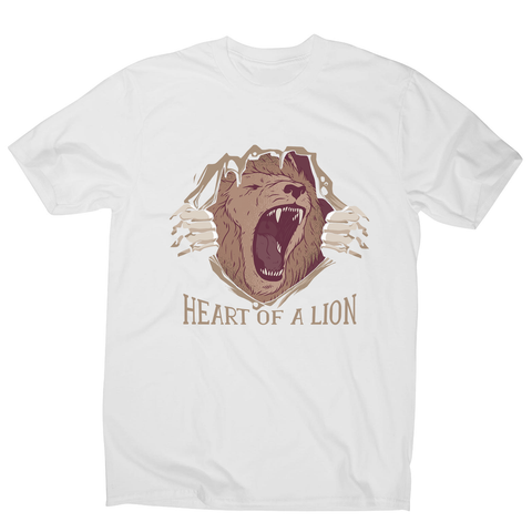 Heart of a lion men's t-shirt - Graphic Gear
