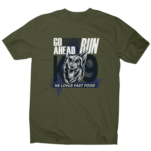 Police dog quote men's t-shirt - Graphic Gear
