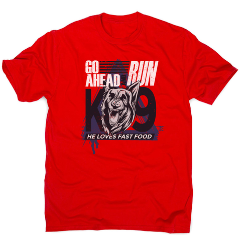 Police dog quote men's t-shirt - Graphic Gear