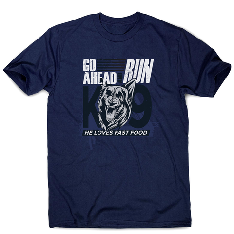 Police dog quote men's t-shirt - Graphic Gear