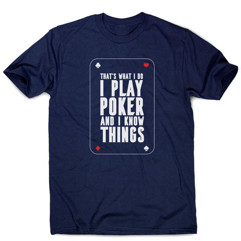 Play poker men's t-shirt - Graphic Gear