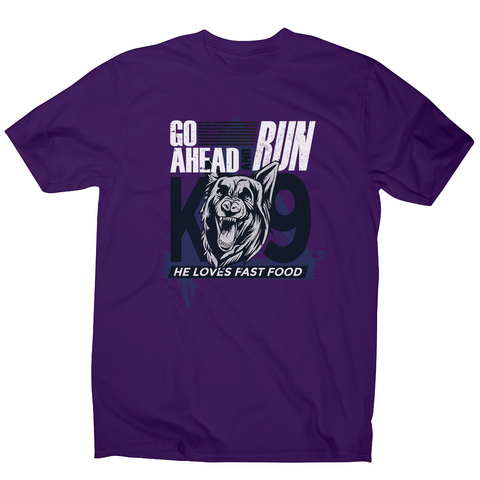 Police dog quote men's t-shirt - Graphic Gear