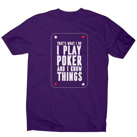 Play poker men's t-shirt - Graphic Gear
