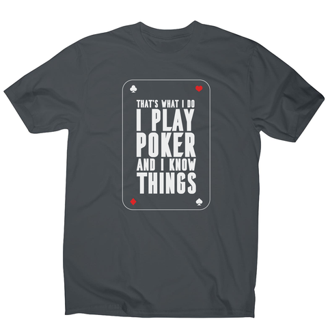Play poker men's t-shirt - Graphic Gear