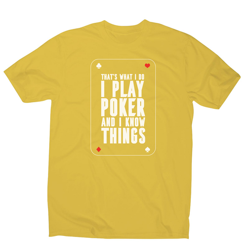 Play poker men's t-shirt - Graphic Gear