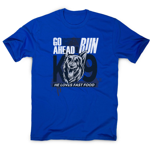 Police dog quote men's t-shirt - Graphic Gear
