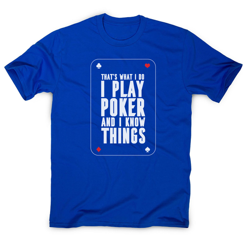 Play poker men's t-shirt - Graphic Gear