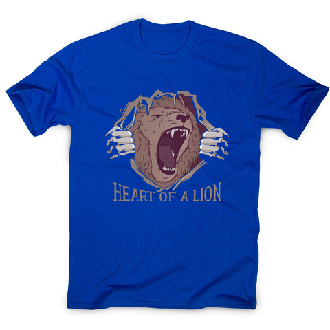 Heart of a lion men's t-shirt - Graphic Gear