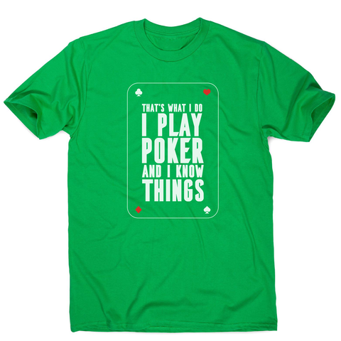 Play poker men's t-shirt - Graphic Gear