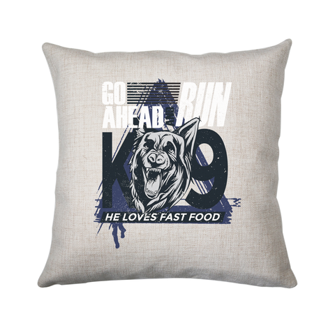 Police dog quote cushion cover pillowcase linen home decor - Graphic Gear