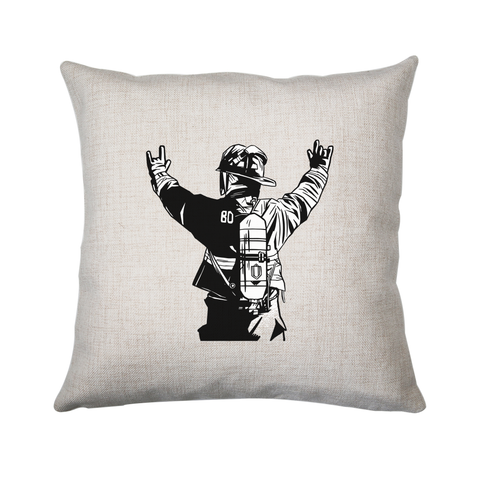 Firefighter rock hands cushion cover pillowcase linen home decor - Graphic Gear