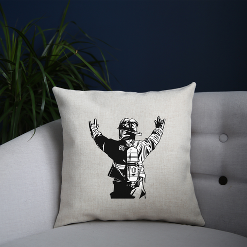 Firefighter rock hands cushion cover pillowcase linen home decor - Graphic Gear