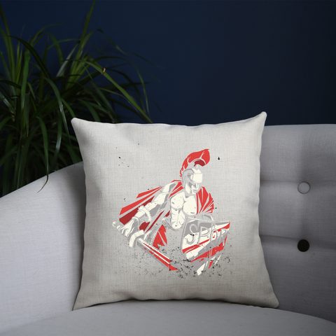 Roman warrior cushion cover pillowcase linen home decor - Graphic Gear