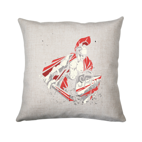 Roman warrior cushion cover pillowcase linen home decor - Graphic Gear