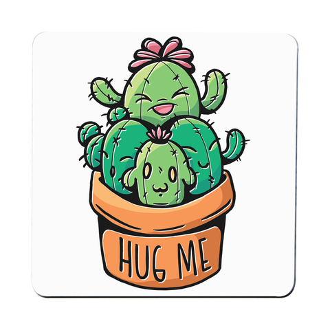 Cacti hug coaster drink mat - Graphic Gear