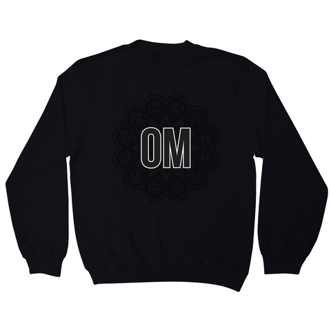 Mandala om ornamental floral sweatshirt - Graphic Gear