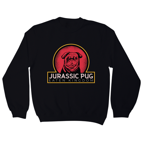Jurassic pug sweatshirt - Graphic Gear