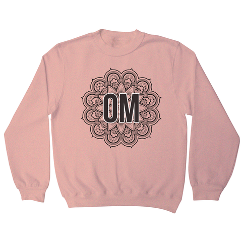 Mandala om ornamental floral sweatshirt - Graphic Gear