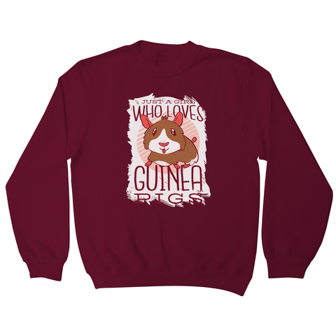 Girl love guinea pigs sweatshirt - Graphic Gear