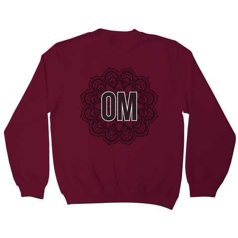 Mandala om ornamental floral sweatshirt - Graphic Gear