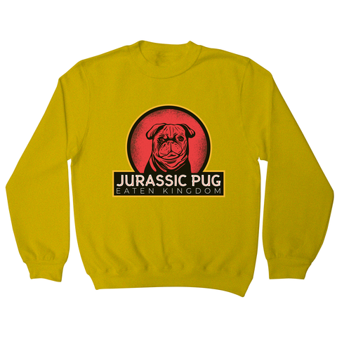 Jurassic pug sweatshirt - Graphic Gear