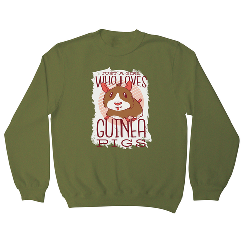 Girl love guinea pigs sweatshirt - Graphic Gear
