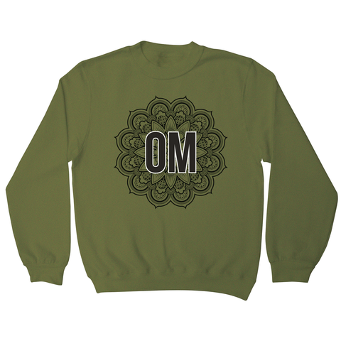 Mandala om ornamental floral sweatshirt - Graphic Gear