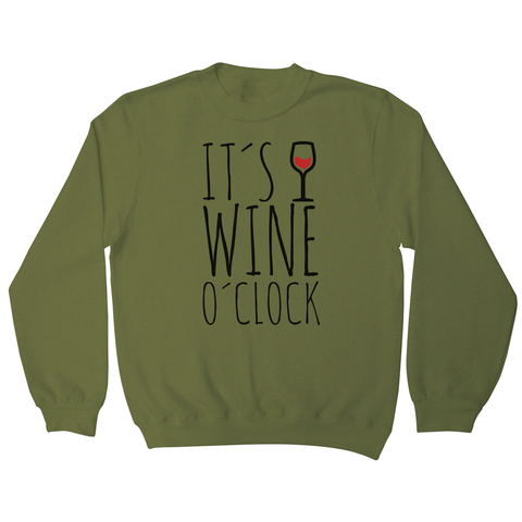 Wine o'clock sweatshirt - Graphic Gear