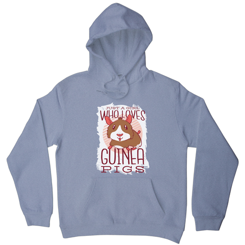 Girl love guinea pigs hoodie - Graphic Gear
