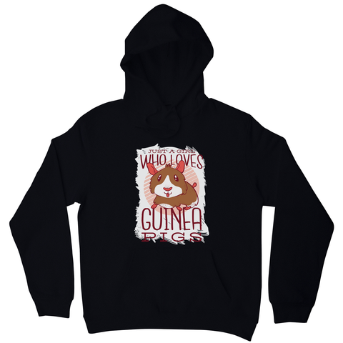 Girl love guinea pigs hoodie - Graphic Gear