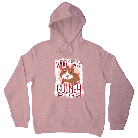 Girl love guinea pigs hoodie - Graphic Gear