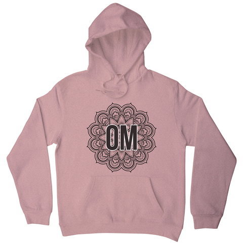 Mandala om ornamental floral hoodie - Graphic Gear