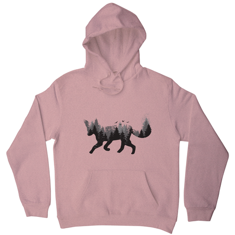Forest fox animal hoodie - Graphic Gear