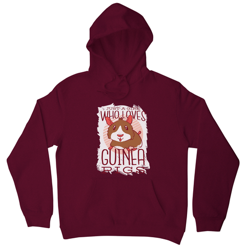 Girl love guinea pigs hoodie - Graphic Gear