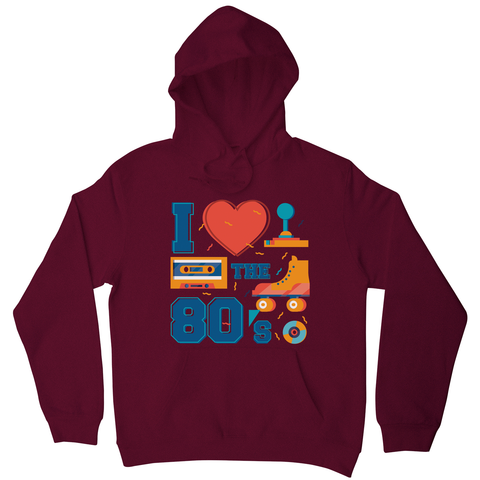 Love the 80's hoodie - Graphic Gear