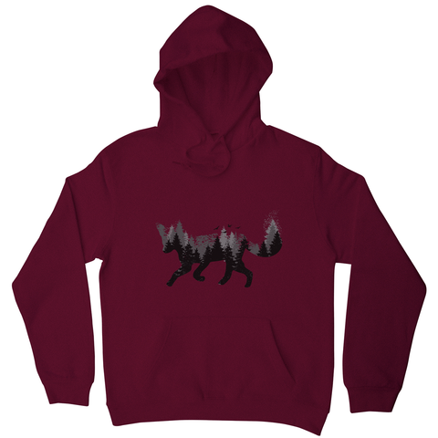 Forest fox animal hoodie - Graphic Gear