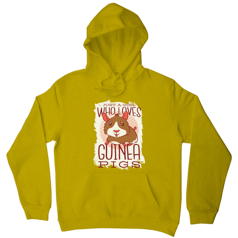 Girl love guinea pigs hoodie - Graphic Gear