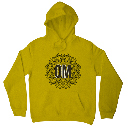 Mandala om ornamental floral hoodie - Graphic Gear