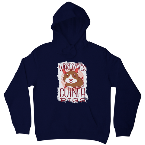 Girl love guinea pigs hoodie - Graphic Gear