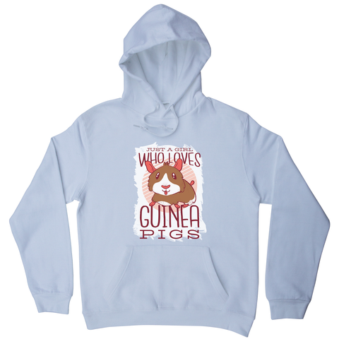 Girl love guinea pigs hoodie - Graphic Gear