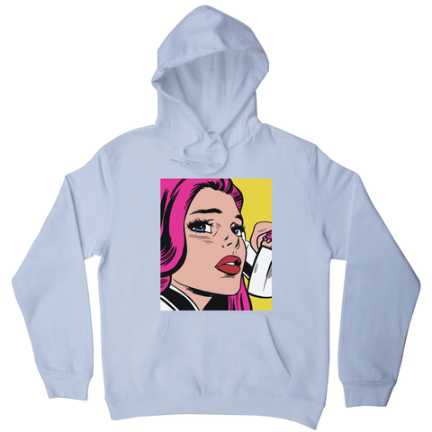 Pop art girl hoodie - Graphic Gear