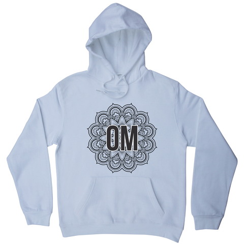 Mandala om ornamental floral hoodie - Graphic Gear
