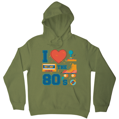 Love the 80's hoodie - Graphic Gear