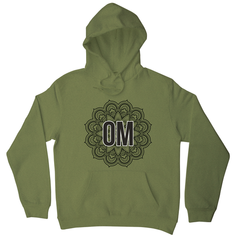 Mandala om ornamental floral hoodie - Graphic Gear