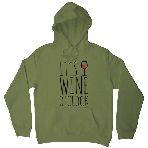 Wine o'clock hoodie - Graphic Gear